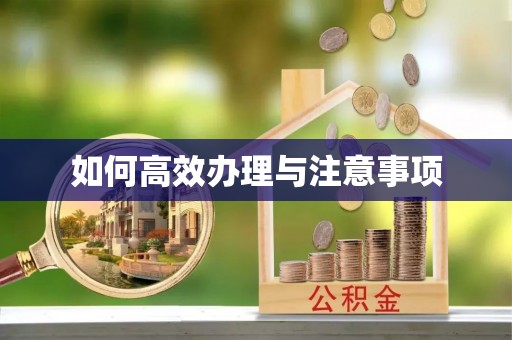 察右后旗如何高效办理与注意事项