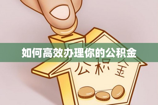 察右后旗如何高效办理你的公积金