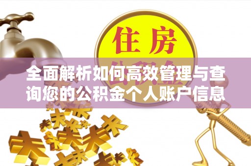 察右后旗全面解析如何高效管理与查询您的公积金个人账户信息